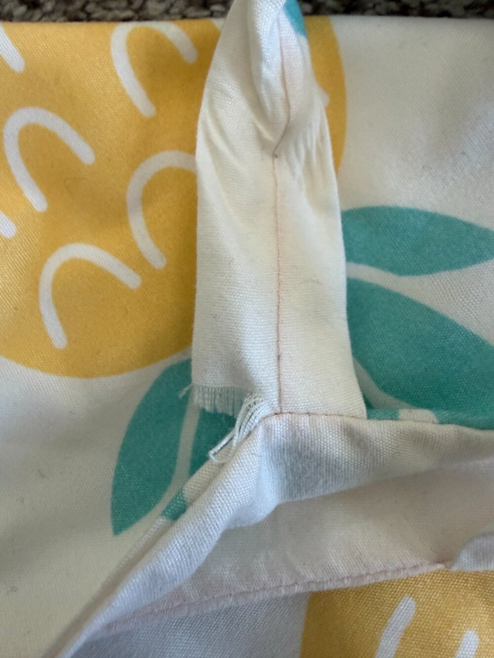Vintage HANDMADE Pineapple Tiered Midi Sundress Small - Picture 12 of 12